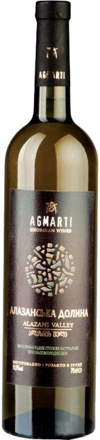 Вино Агмарті Алазанська долина біле, н/сол 0,75л 12%